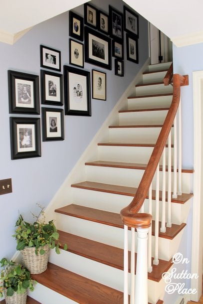 Stairway Gallery Wall ~ On Sutton Place