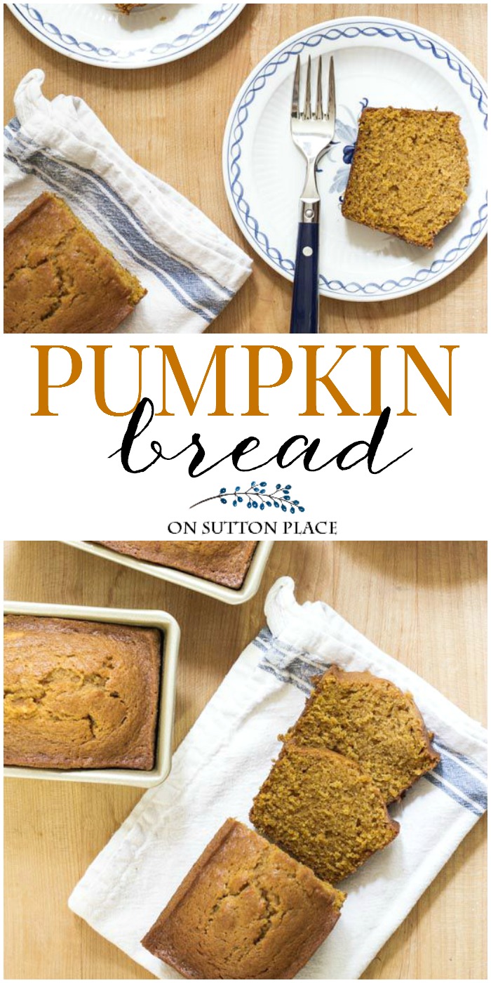 Moist and hearty pumpkin bread recipe that makes enough to share with family and friends! The perfect fall snack or dessert. #recipe #bread #pumpkin #fall #autumn #pumpkinrecipe #pumpkinbread #recipeoftheday #comfortfood