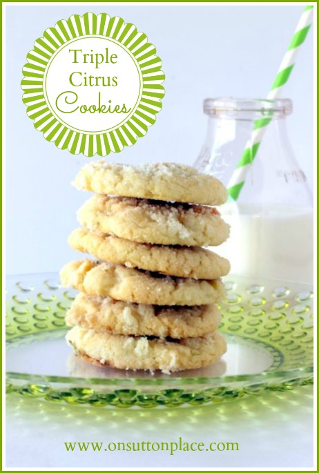 Triple Citrus Cookies from On Sutton Place