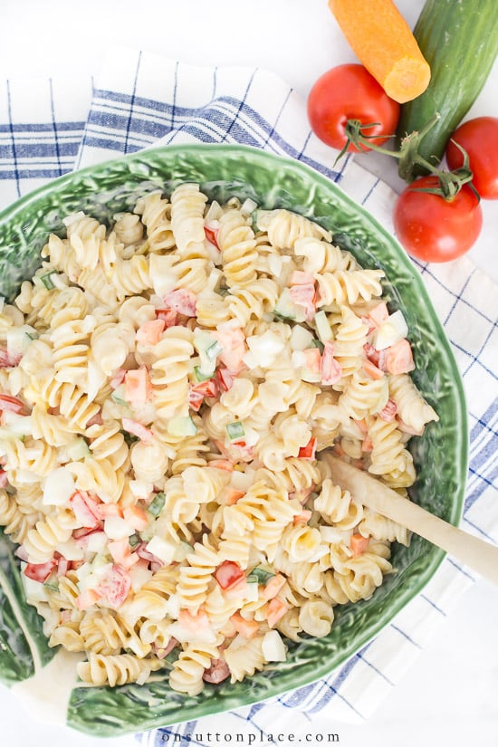 Macaroni Salad - Craving Home Cooked