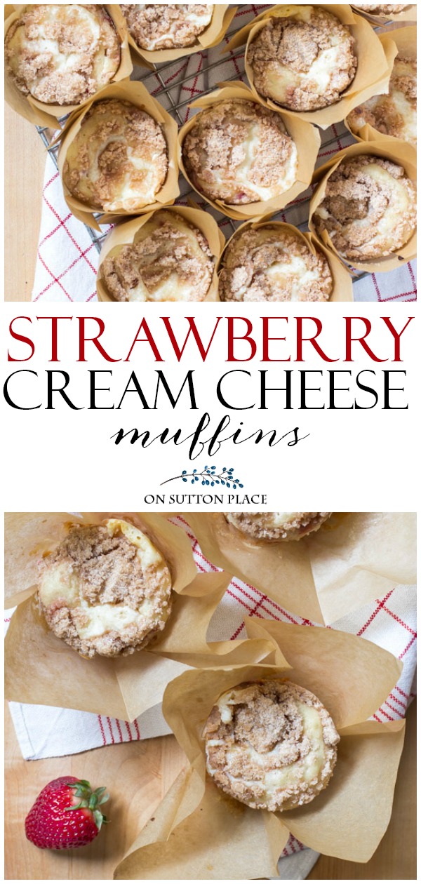 There is nothing better than fresh, homegrown strawberries. Combine them with cream cheese and all I can say is YUMMO! This recipe for Strawberry Cream Cheese Muffins is simple and packed full of flavor.