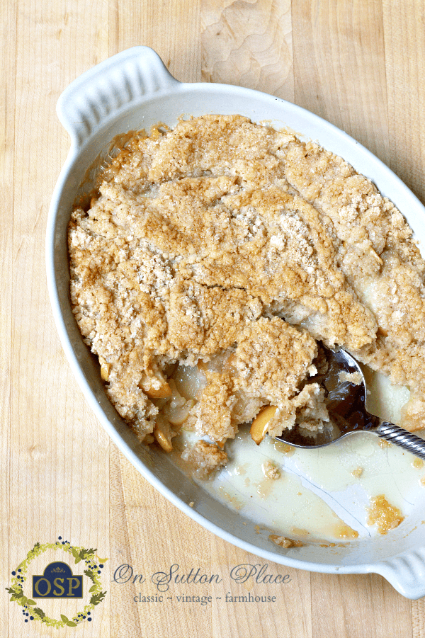 Easy Apple Buckle recipe that's made with your favorite apple variety. Can easily be doubled for a party or family gathering!