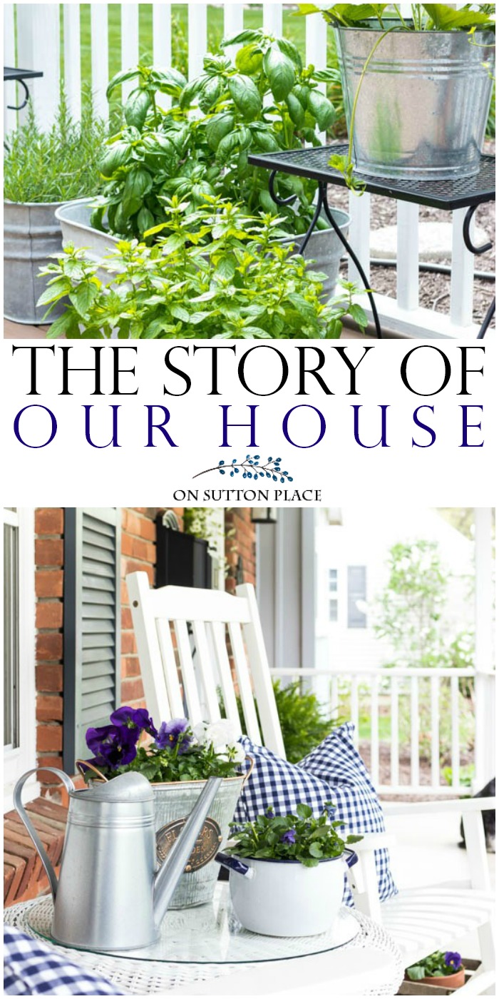 The Story of Our House | From the Beginning: Learn how the house behind the lifestyle blog, On Sutton Place, became a home, one DIY project at a time. #home #homerenovation #homeimprovement