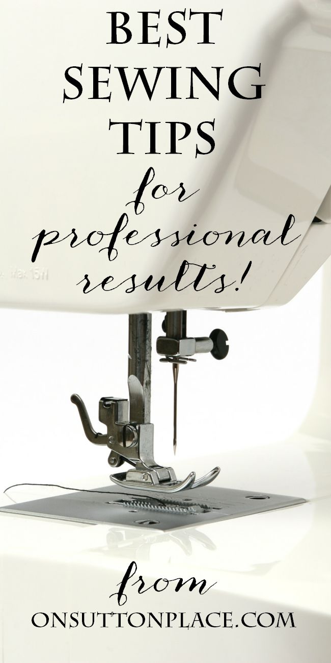 5 More Sewing Tips for Professional Results On Sutton Place