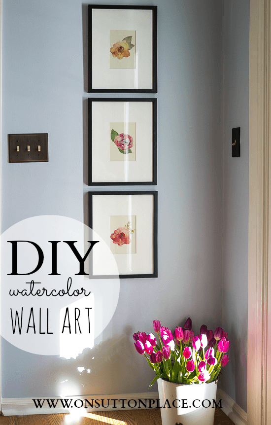 Watercolor Wall Art diy watercolor wall art - on sutton place Watercolor Wall Art diy watercolor wall art - on sutton place