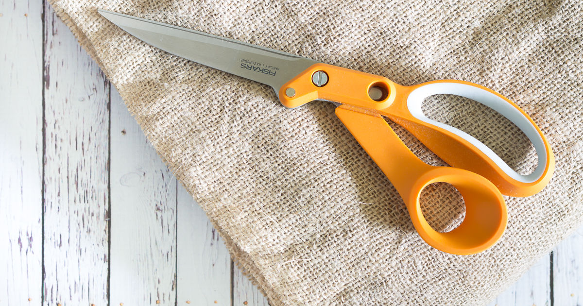 How to Cut Burlap (Plus How to Wash Burlap) On Sutton Place