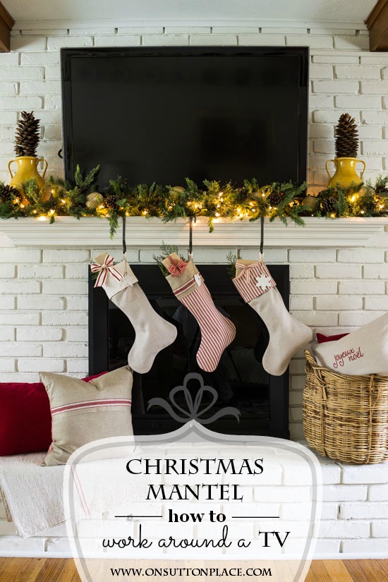 DIY Christmas Mantel Decor Ideas - On Sutton Place DIY Christmas Mantel Decor Ideas - On Sutton Place
