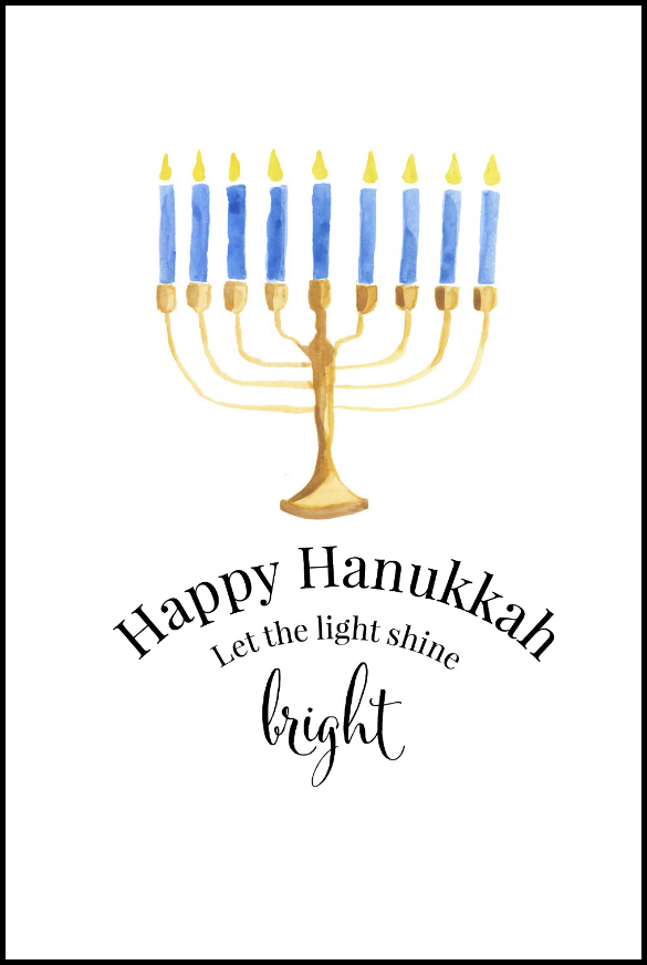 Hanukkah Chanukah Free Printables On Sutton Place
