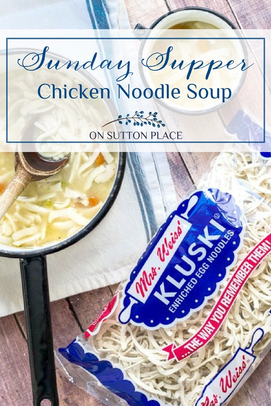 Chicken Noodle Soup | 10 Easy Sunday Supper Ideas: Recipes that are hearty, delicious, and easy. Family friendly meal ideas for any night of the week.