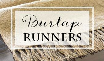 Easy No Sew Burlap Table Runner Tutorials | On Sutton Place
