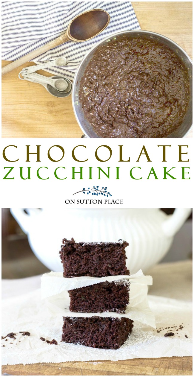 Chocolate Zucchini Cake Recipe (Updated) - On Sutton Place
