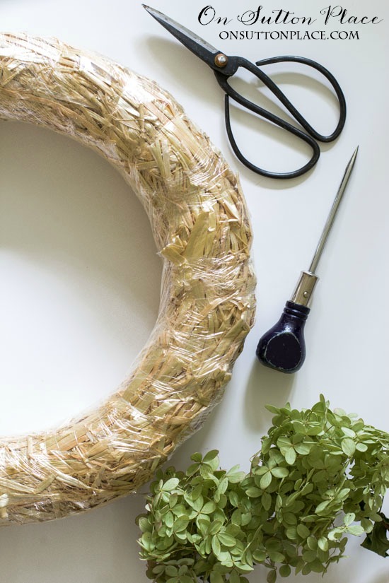 Dried Hydrangea Wreath Tutorial On Sutton Place