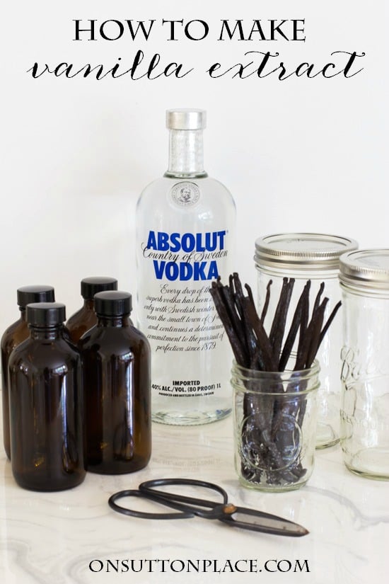 how to make vanilla extract on sutton place