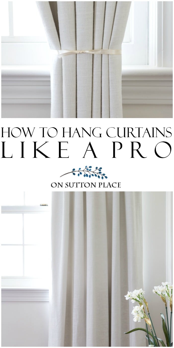 How to Hang Curtains Like a Pro! | Easy tips and tricks to get a custom look with ready-made window treatments. Anyone can do this!