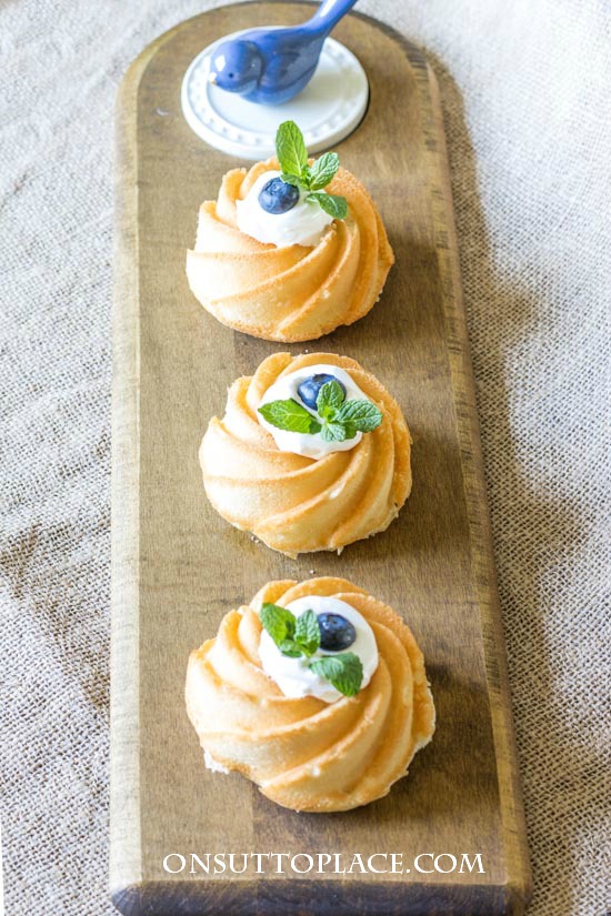 Mini Angel Food Bundt Cakes On Sutton Place