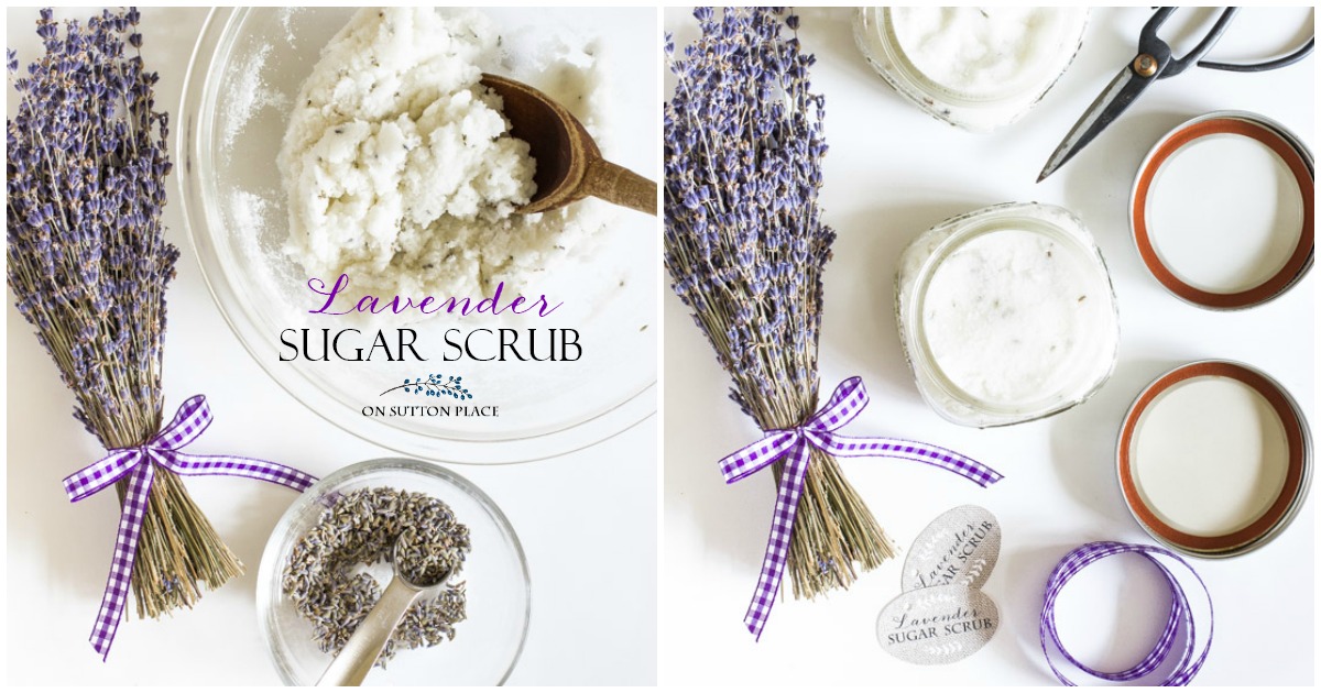 easy diy lavender sugar