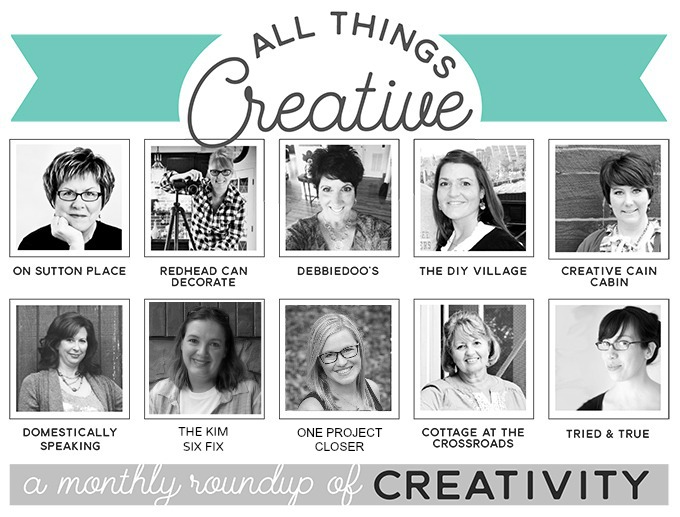 All Things Creative | 10 bloggers sharing monthly themed roundups.