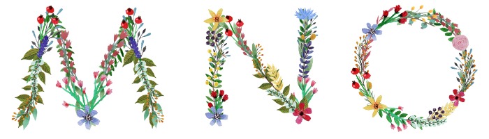 Floral Alphabet Printables from On Sutton Place