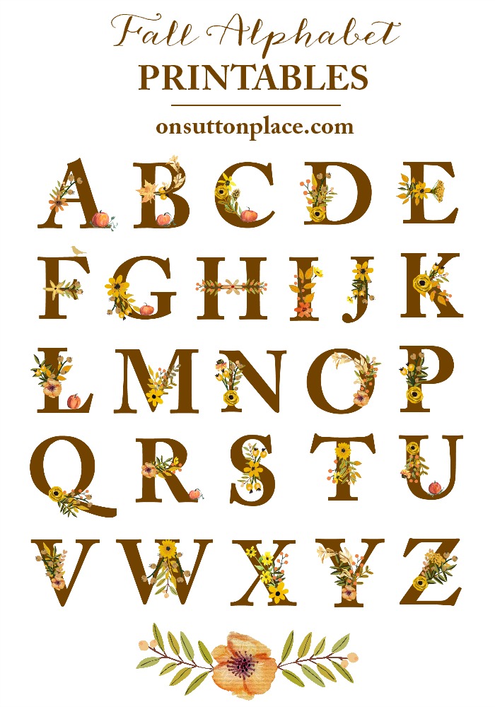 Fall Letters Printable Printable Word Searches