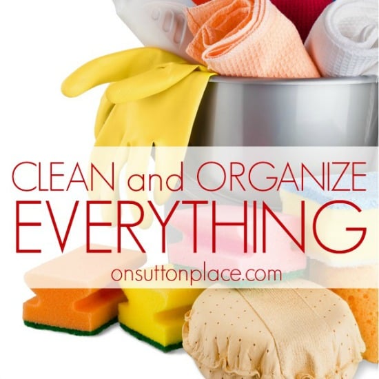 100 DIY Cleaning & Organizing Ideas On Sutton Place
