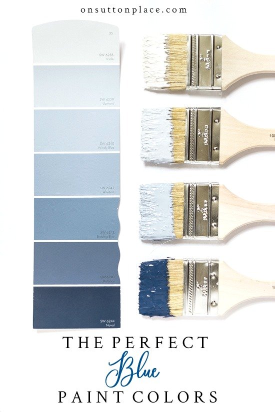 Sherwin Williams Bracing Blue Paint Color Schemes Interiors By Color