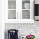 kitchen coffee station ideas pin with text
