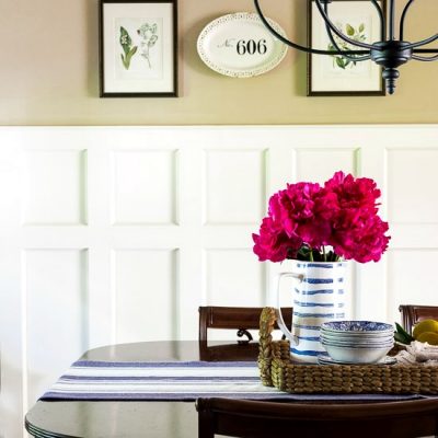 Shades of Summer Home Tour | Navy & Neutral