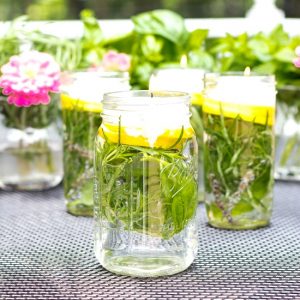 Citronella Herb Floating Candles | Easy Tutorial