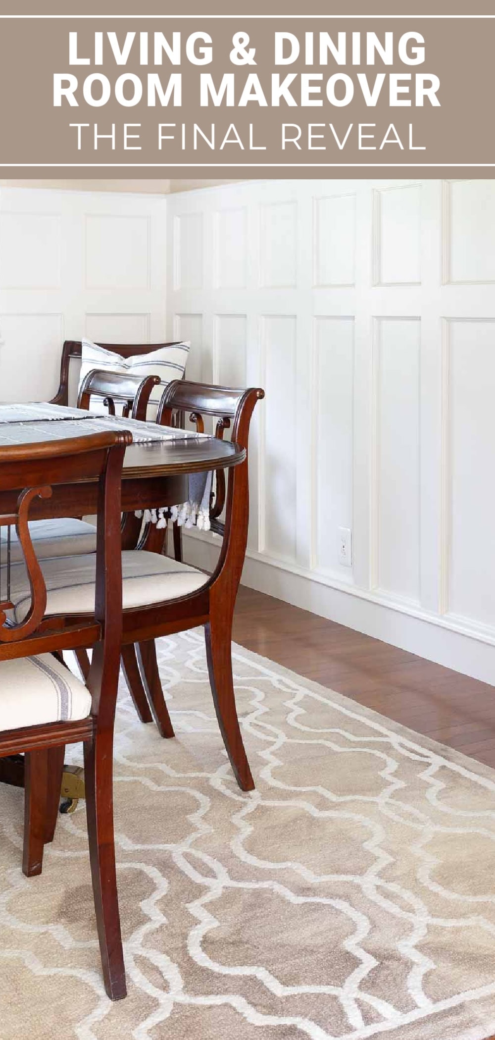 Living & Dining Room Makeover - On Sutton Place