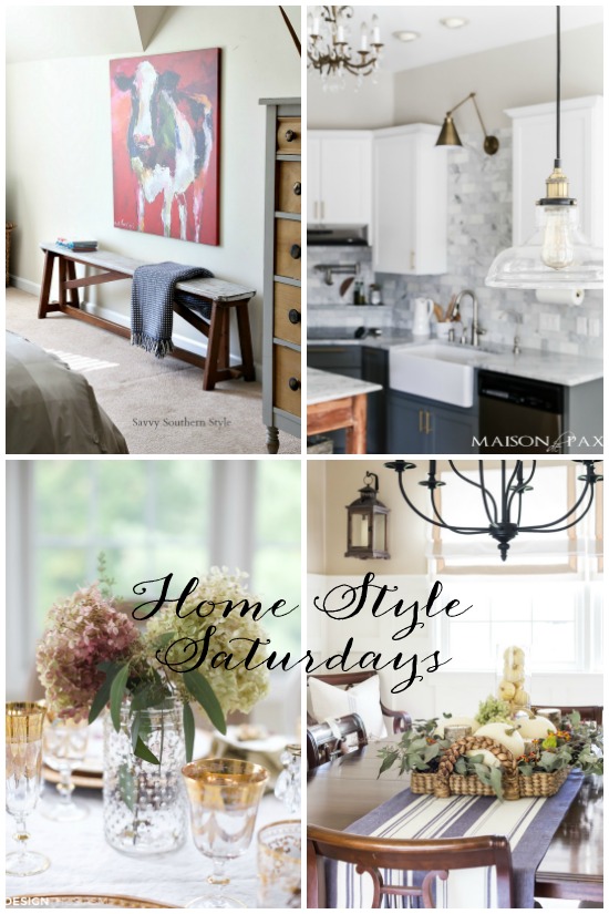 Home Style Saturdays | Twin bed decor ideas, overnight guest tips, affordable pendant lights, entertaining tips, a neutral fall centerpiece & more!