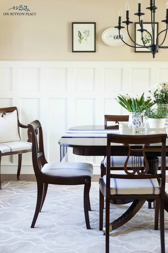 Take my spring home tour for simple decor ideas that will freshen your home and welcome the season. Features fresh flowers and easy farmhouse touches.