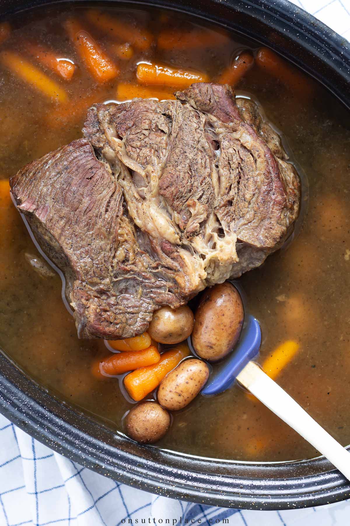 classic pot roast recipe baked in pot