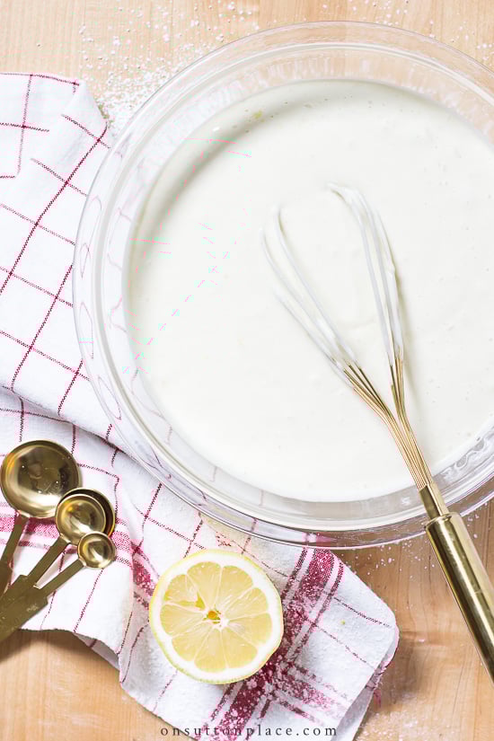 box cake mix batter in bowl 2021