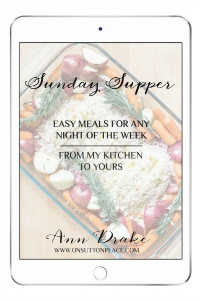 Easy Sunday Supper Recipes from On Sutton Place