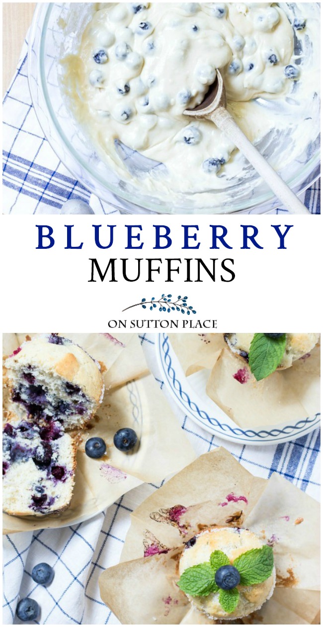 This is the best homemade blueberry muffins recipe! Uses basic pantry ingredients and can be made into a coffee cake or quick bread. #blueberry #blueberrymuffins #recipe #recipeoftheday #muffins #breakfast #snacks #fruit