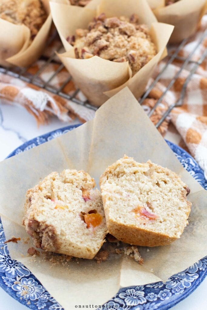 peach muffins recipe