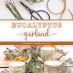 diy eucalpytus garland collage tall pin