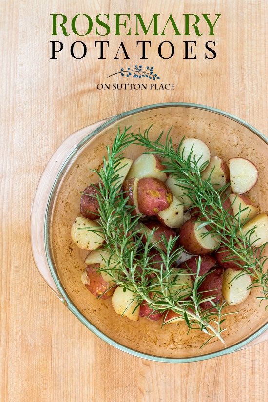Rosemary Ideas | Recipe for Rosemary Potatoes | Easy and fresh potatoes that pair with beef, chicken or fish.