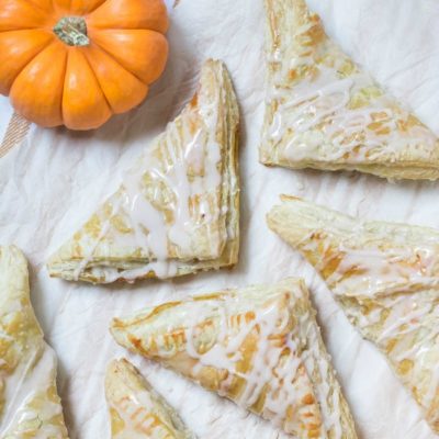 Easy Pumpkin Pie Turnover Recipe with Cinnamon Glaze