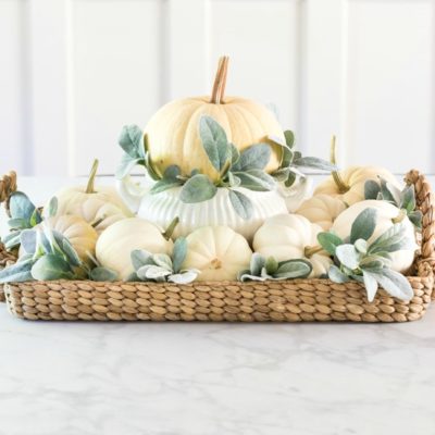 Foyer Decorating Ideas for Fall: Simply Pumpkins
