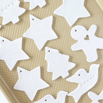 air dry clay christmas ornaments fi