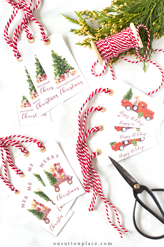 printable christmas gift tags