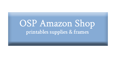 blue click button printables supplies frames