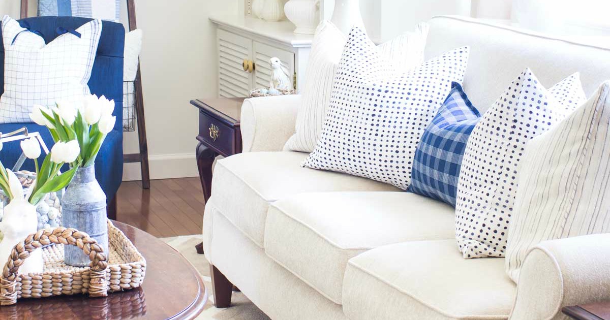 Diy Budget Decorating With Pillows On Sutton Place