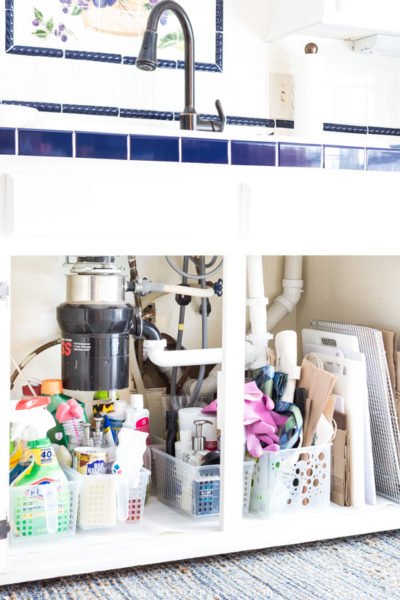 Under Kitchen Sink Cabinet Storage Ideas - On Sutton Place
