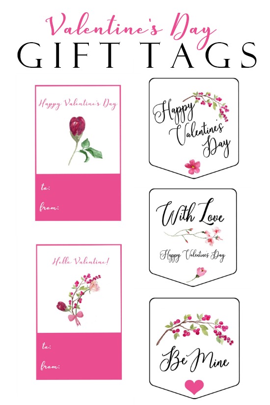 Valentine Name Tags Template