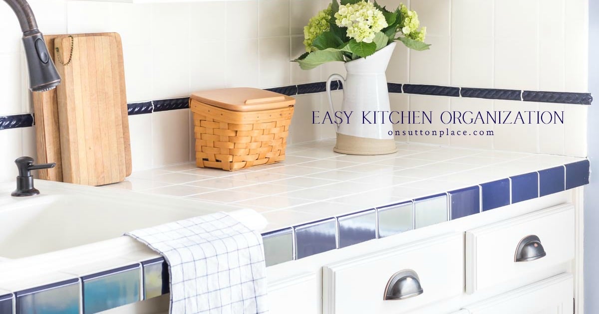 Small Kitchen Organization: Pantry Cabinet - On Sutton Place