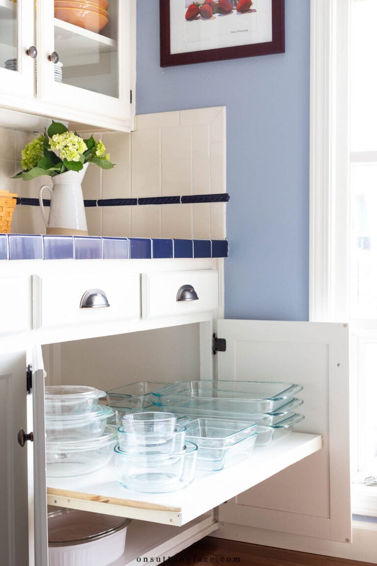 Kitchen Cabinet Organization Ideas for Small Kitchens - On Sutton Place