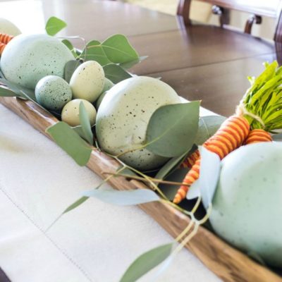 easy seasonal centerpiece idea fi