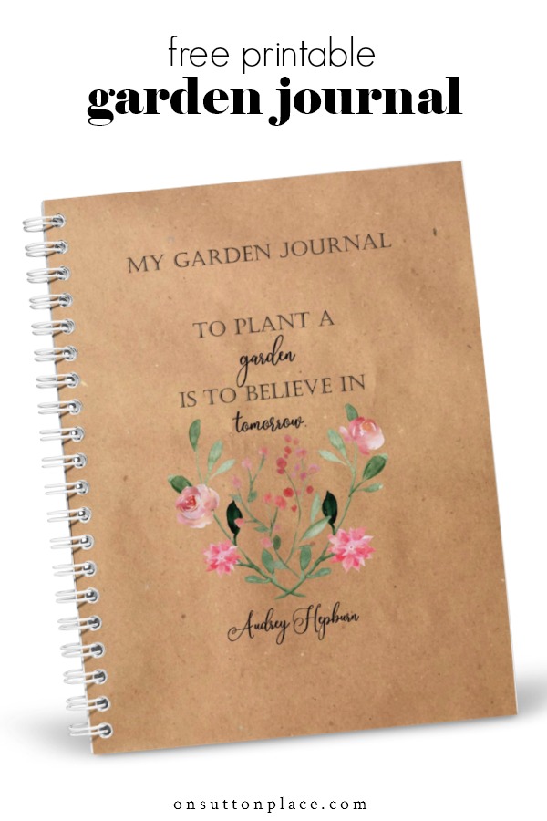 The Garden Journal (Free Digital Download) On Sutton Place